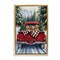 Stupell Industries Golden Pups Christmas Truck Floating Frame, design by Petal Prints Design